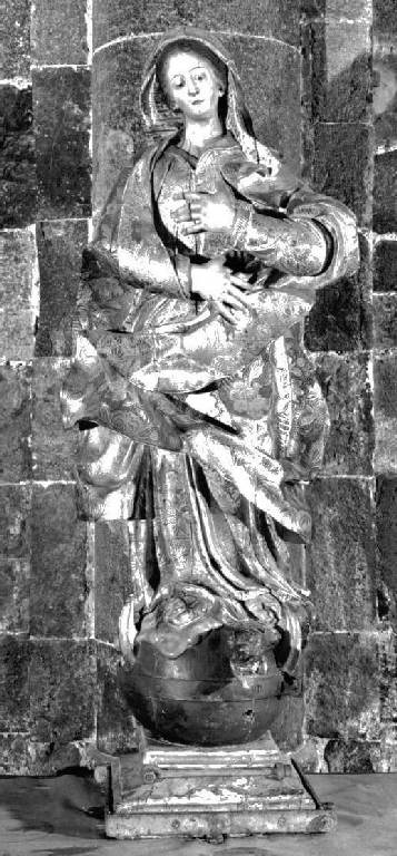 Immacolata Concezione (statua, opera isolata) - bottega ligure (metà sec. XVIII)