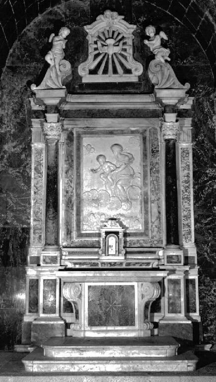 altare, insieme - bottega ligure (prima metà sec. XVII)
