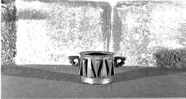 mortaio per incenso, opera isolata - bottega ligure (sec. XIX)