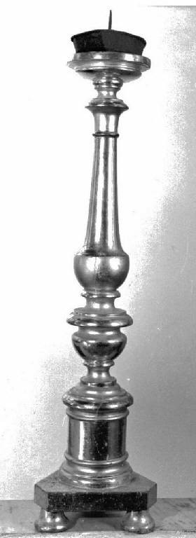 candeliere, serie - bottega ligure (sec. XIX)