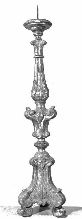 candeliere, serie - bottega ligure (sec. XVIII)