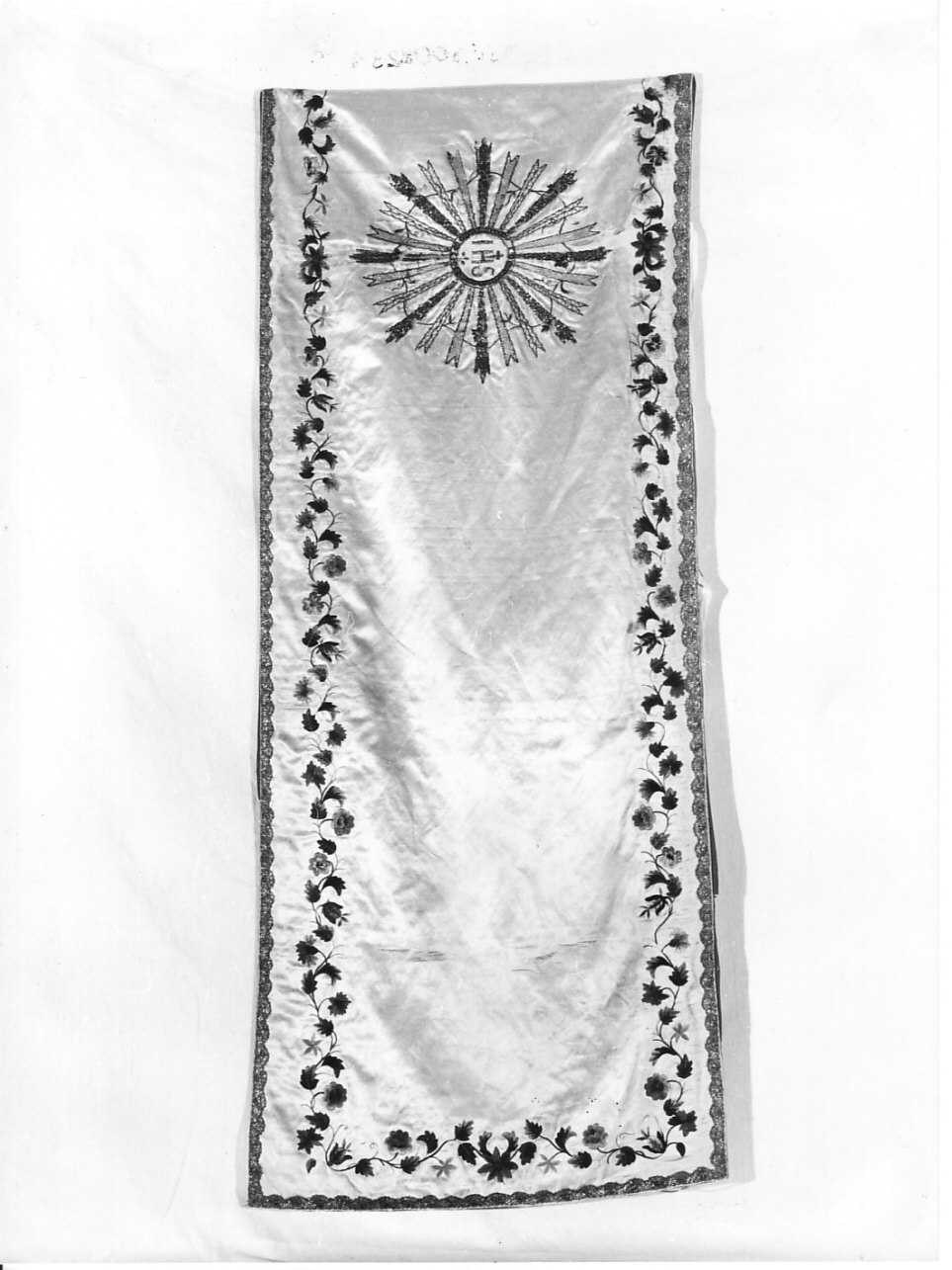 velo omerale, opera isolata - manifattura ligure (sec. XIX)