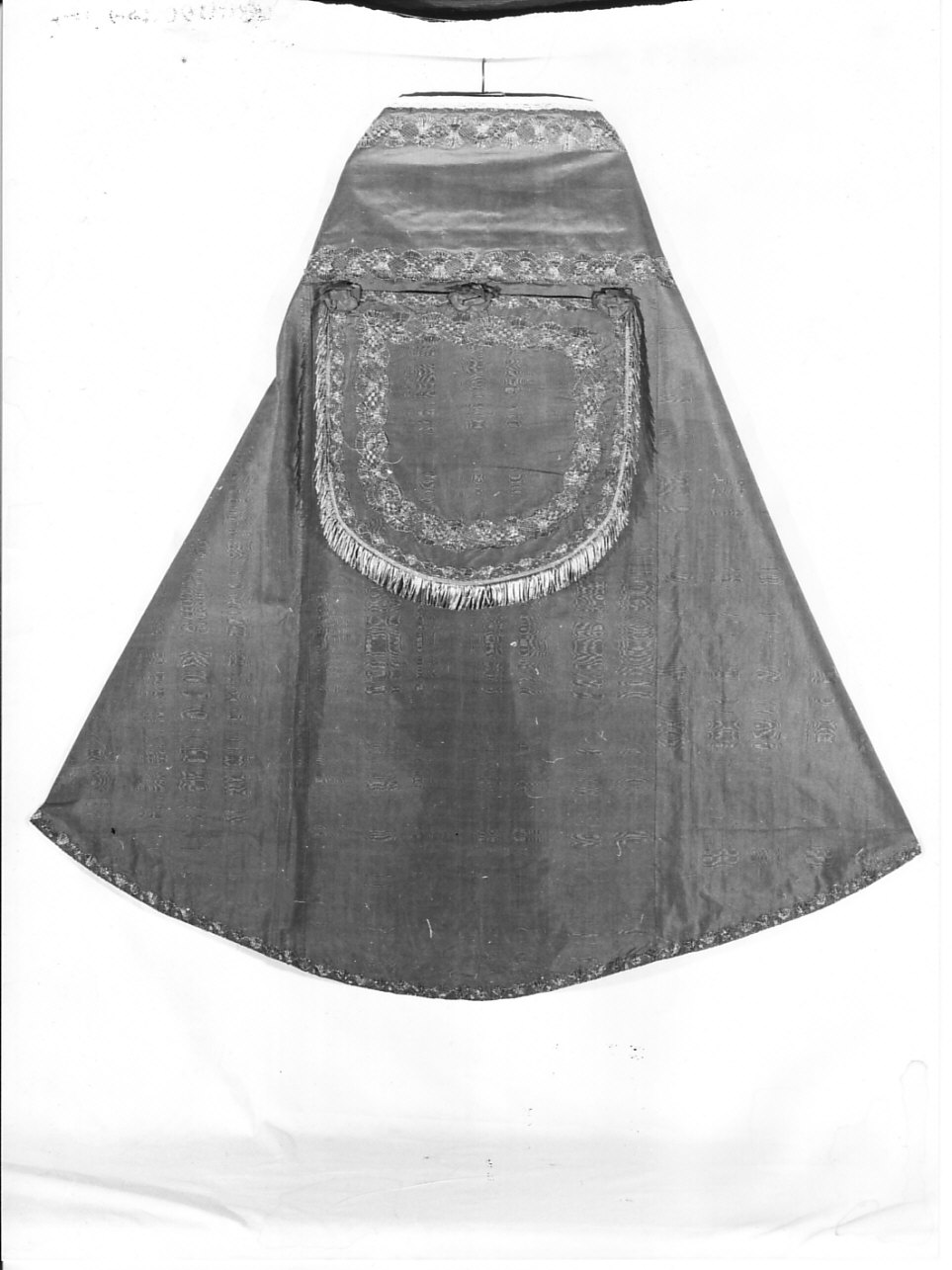 paramento liturgico, elemento d'insieme - manifattura ligure (sec. XIX)