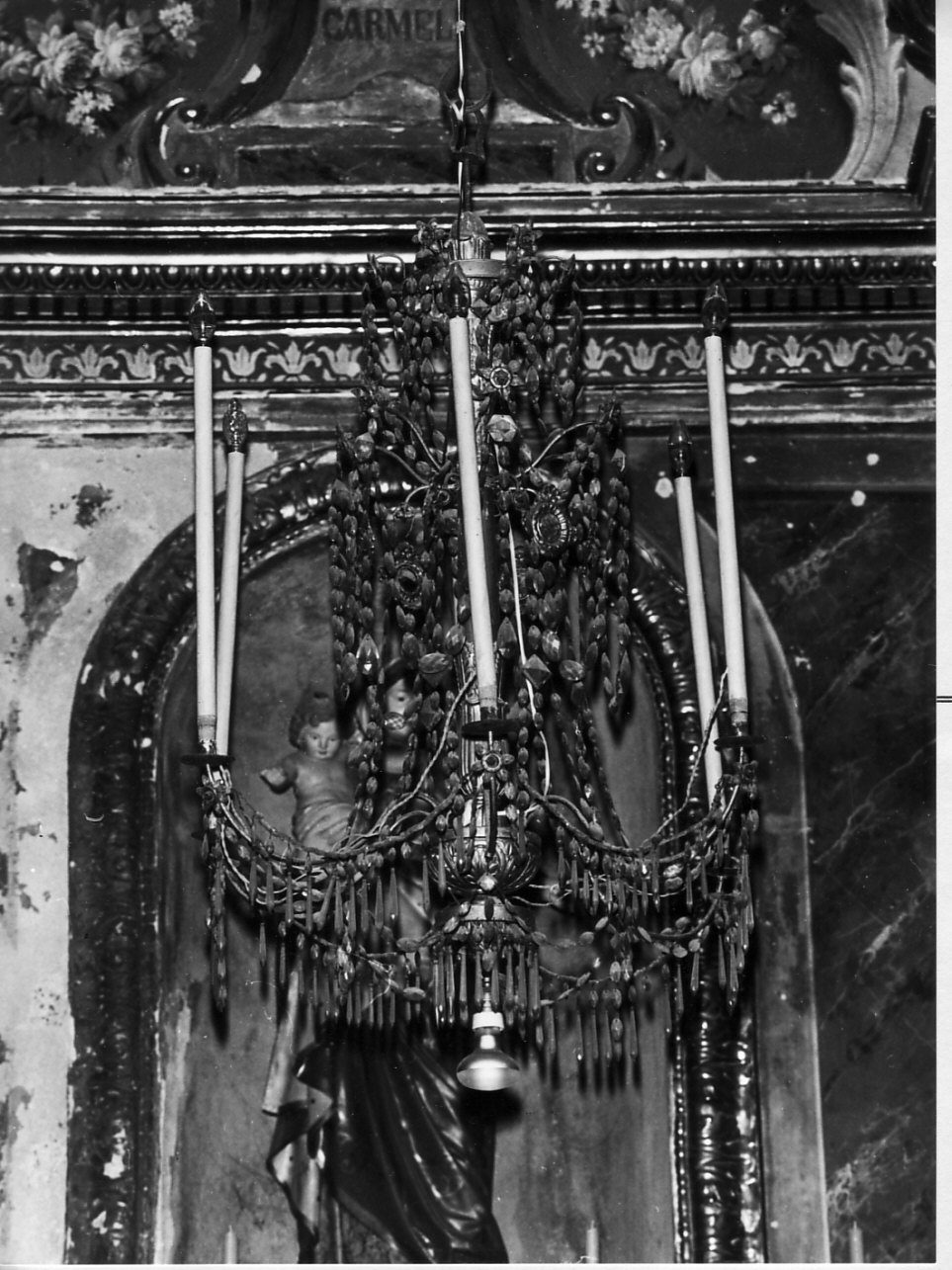 lampadario, serie - bottega ligure (sec. XIX)