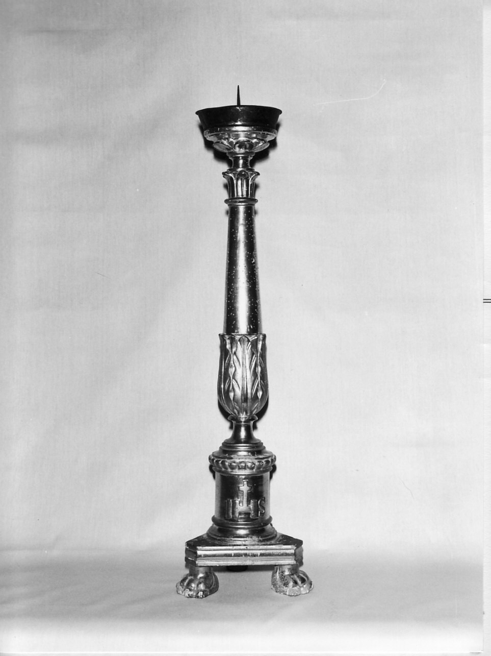 candeliere, serie - bottega ligure (sec. XIX)