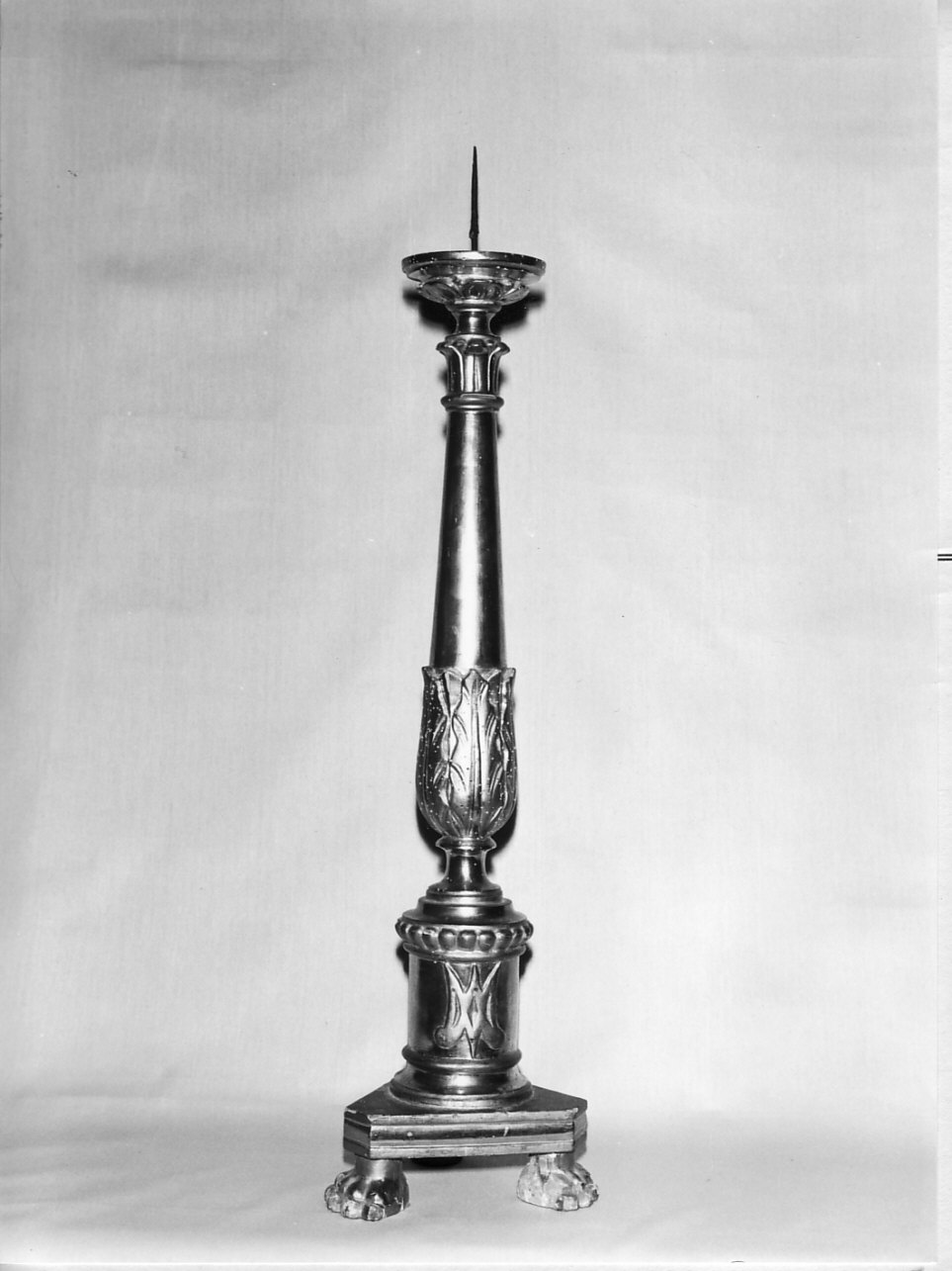 candeliere, serie - bottega ligure (sec. XIX)