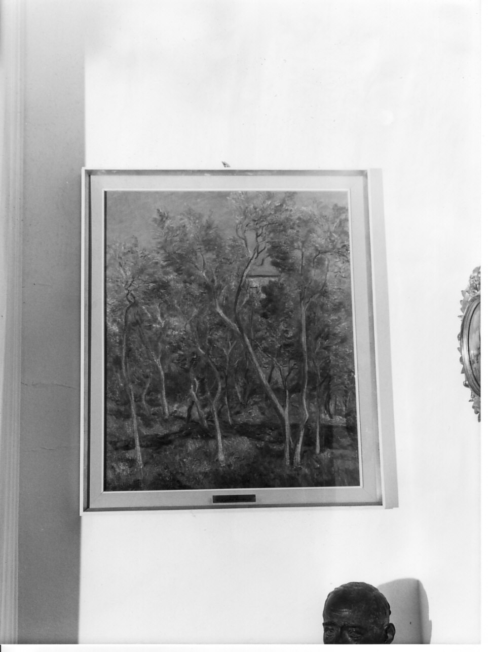 paesaggio con alberi (dipinto, opera isolata) di Rambaldi Emanuele (prima metà sec. XX)