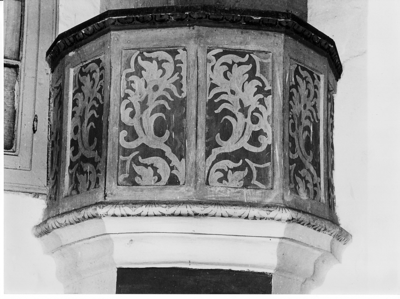 pulpito, opera isolata - bottega ligure (sec. XIX)