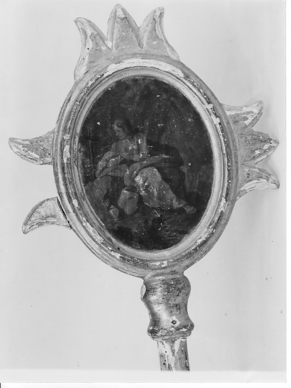 Santa Maria Maddalena (mazza processionale, elemento d'insieme) - bottega ligure (sec. XVIII)