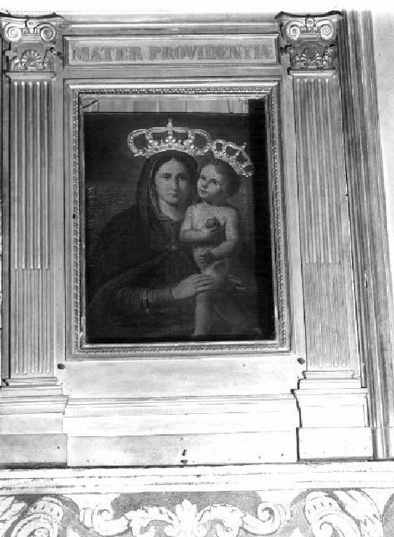 Madonna con Bambino (dipinto, elemento d'insieme) - ambito ligure (sec. XVIII)