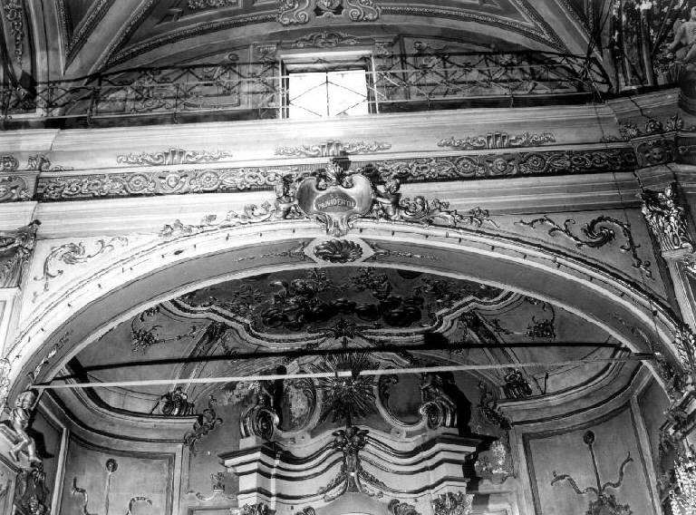 decorazione plastico-pittorica, elemento d'insieme - PRODUZIONE LIGURE (sec. XVIII)