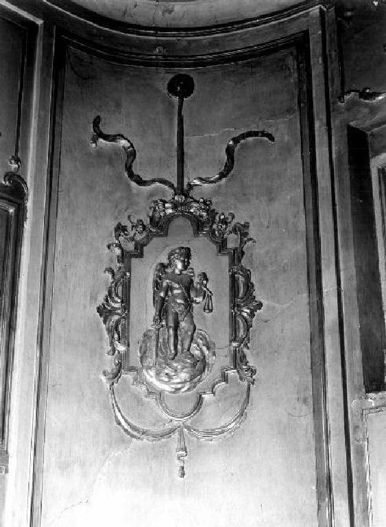 angelo (medaglione, elemento d'insieme) - PRODUZIONE LIGURE (sec. XVIII)