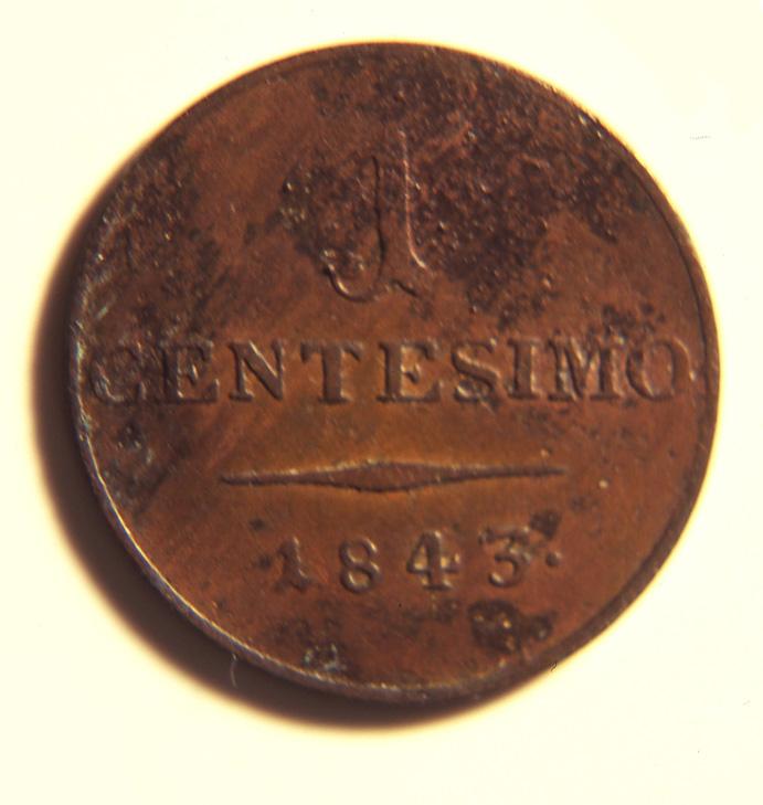 moneta - produzione italiana (metà sec. XIX)