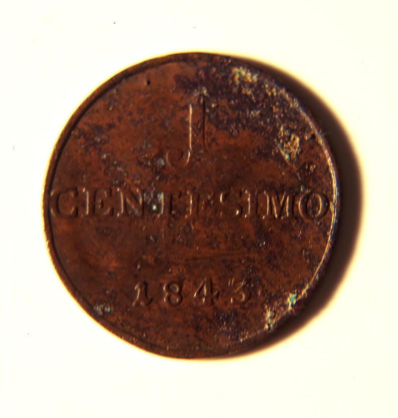 moneta - produzione italiana (secondo quarto sec. XIX)