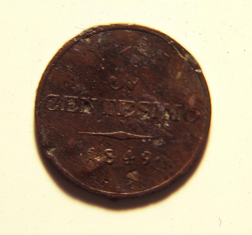 moneta - produzione italiana (metà sec. XIX)