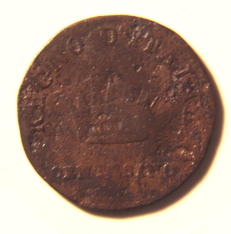 moneta - produzione italiana (inizio sec. XIX)