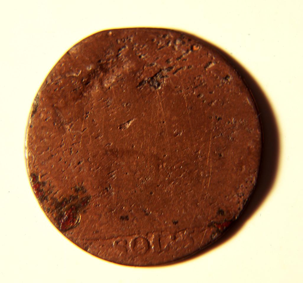 moneta - produzione italiana (seconda metà sec. XVIII)