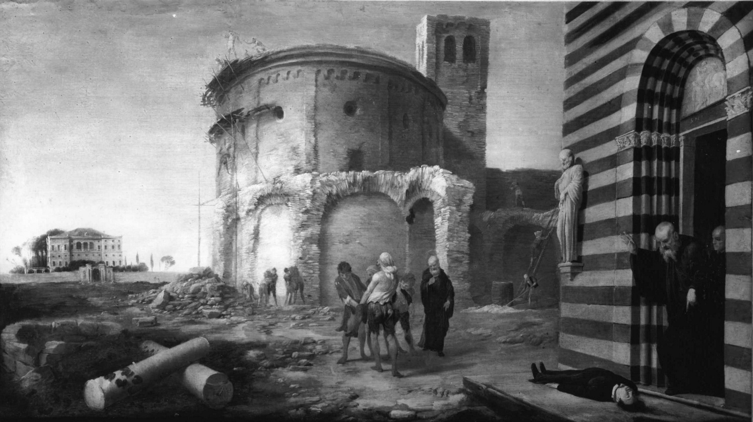 Miracolo di sant'Antonio - Dipinti (negativo) di Gasparini, Renato (prima metà XX)