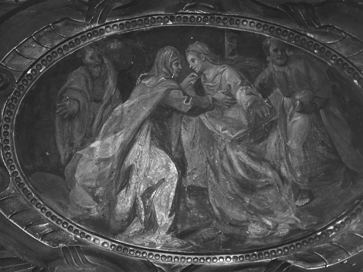 Visitazione - Affreschi (negativo) di Gasparini, Renato (metà XX)