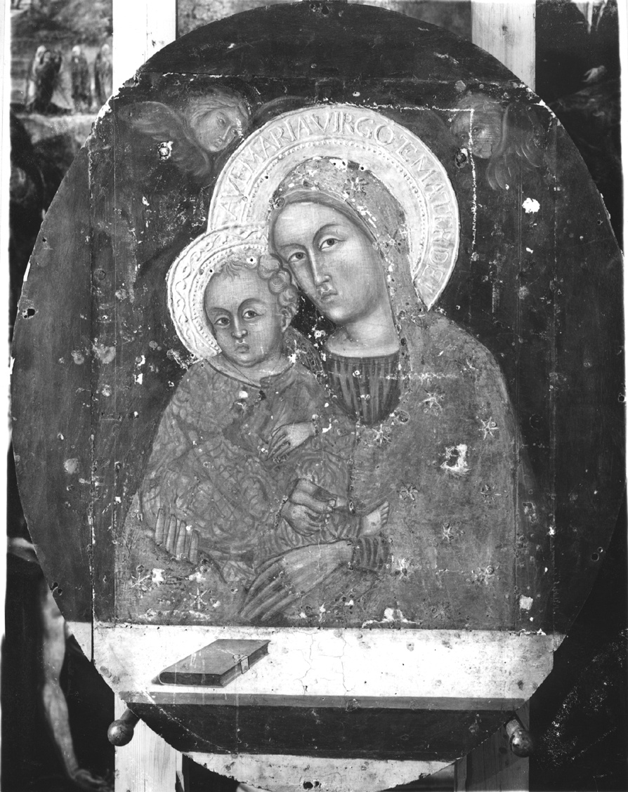 Madonna con Bambino - Dipinti (negativo) di Gasparini, Renato (metà XX)