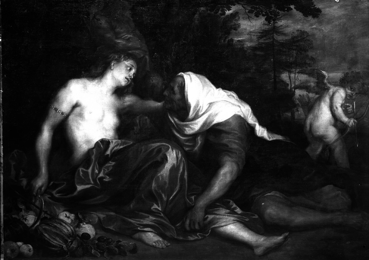 Giove e Cerere - Dipinti (negativo) di Gasparini, Renato (prima metà XX)