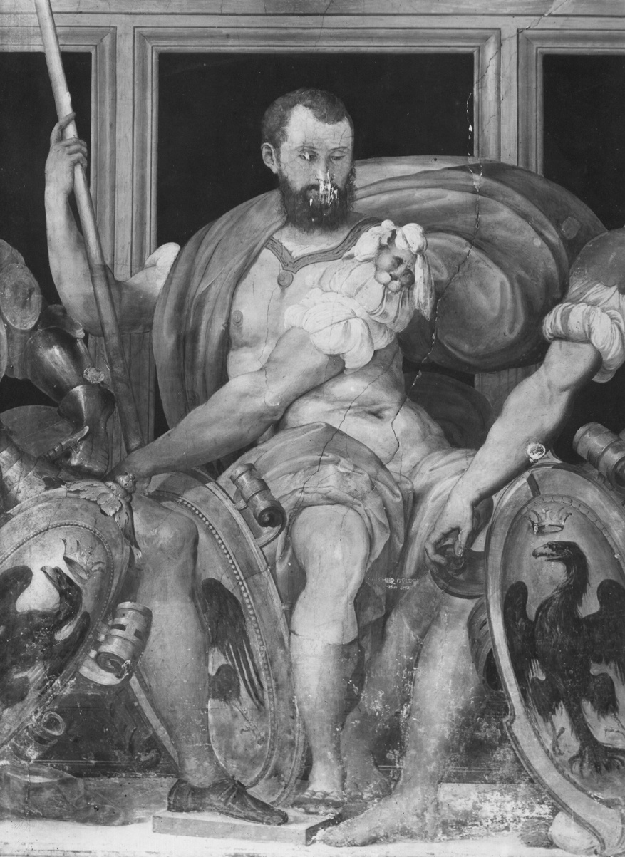 Gli eroi - Affreschi (negativo) di Gasparini, Renato (prima metà XX)