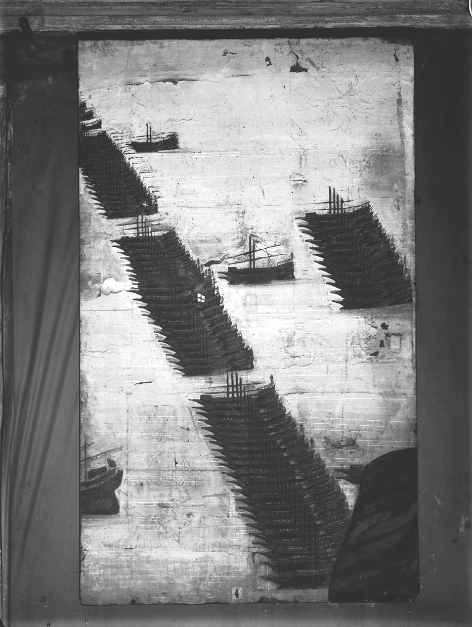 Battaglia navale - Dipinti (negativo) di Cresta, Erminio (prima metà XX)