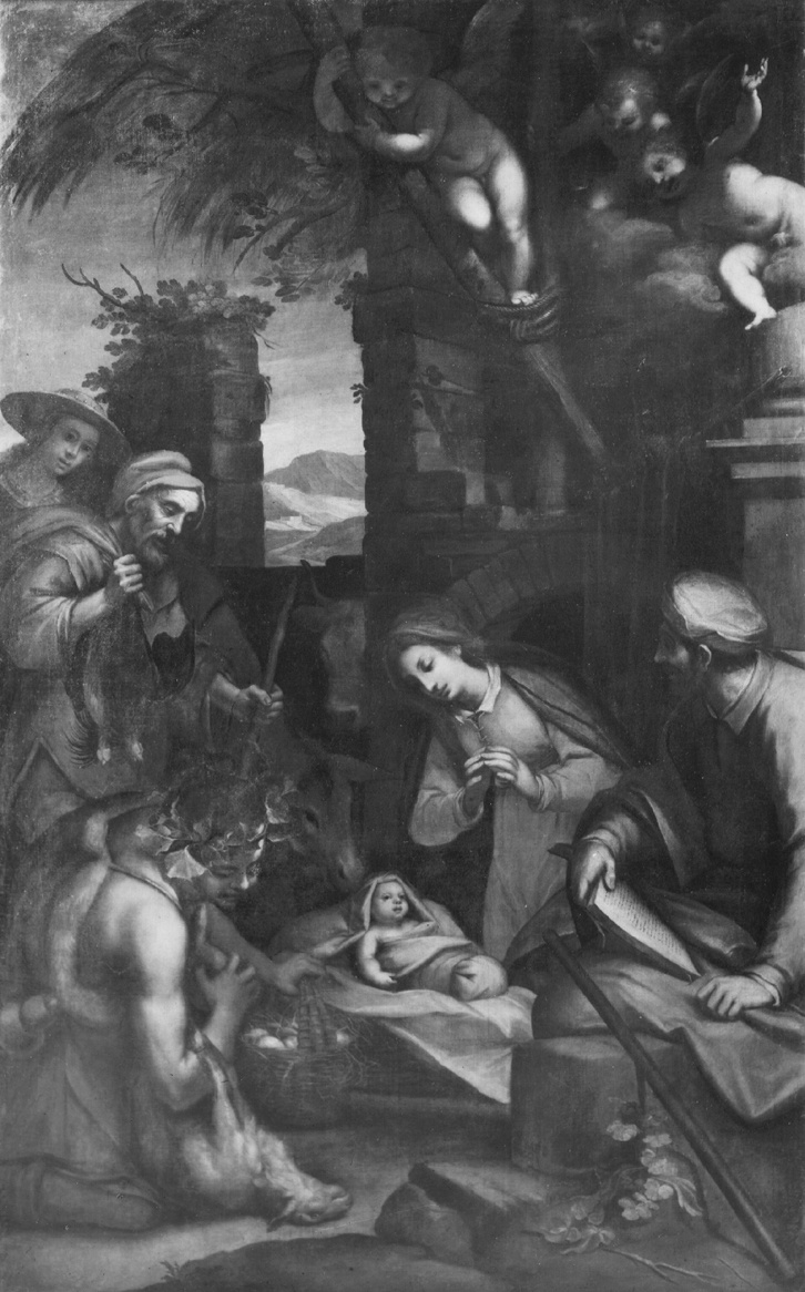 Adorazione dei pastori - Dipinti (negativo) di Gasparini, Renato (prima metà XX)