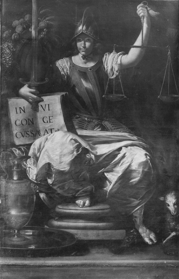 La Giustizia - Dipinti (negativo) di Gasparini, Renato (prima metà XX)