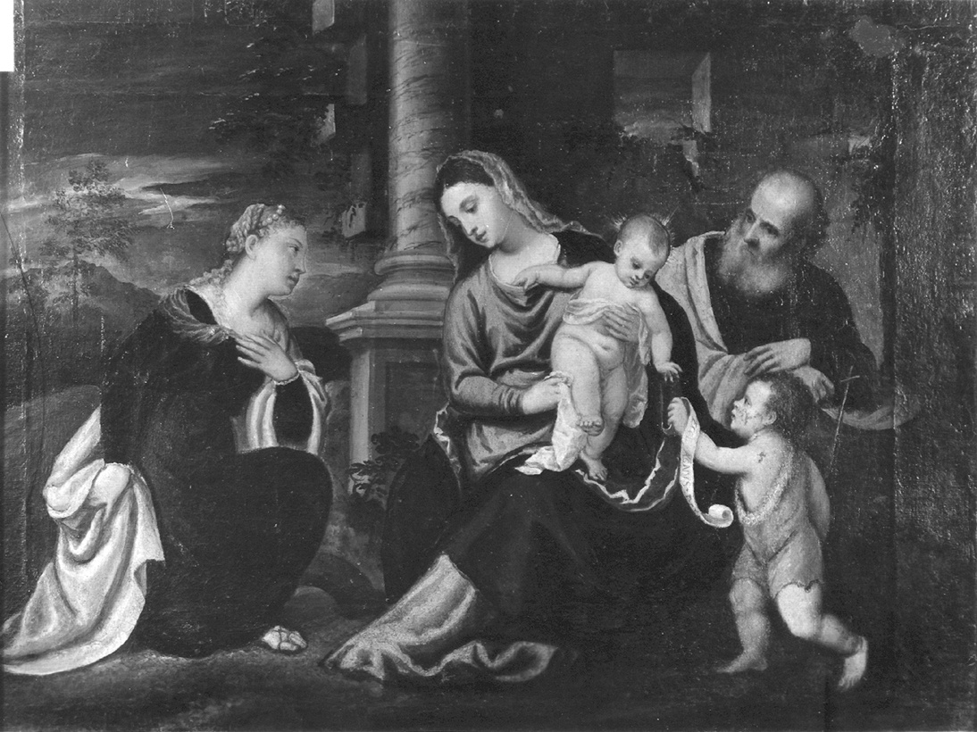 Matrimonio mistico di Santa Caterina - Dipinti (negativo) di Gasparini, Renato (prima metà XX)