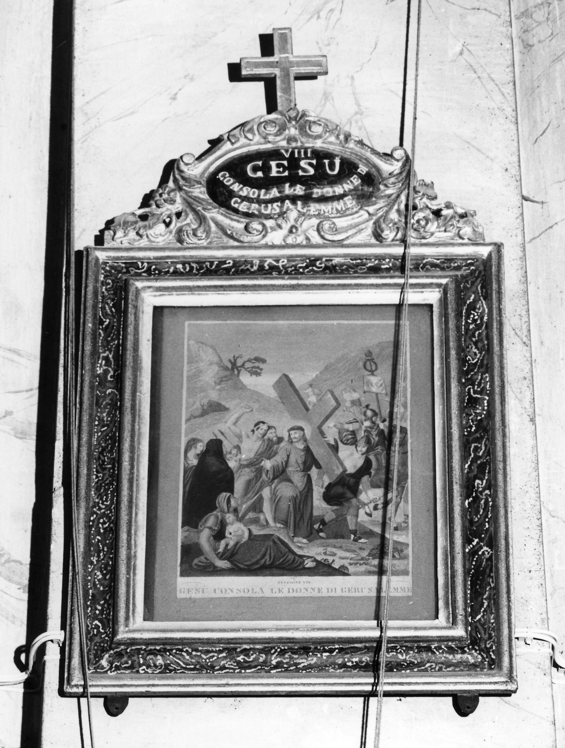 stazioni della via crucis (stampa, serie) di Migliavacca Innocenzo (fine sec. XIX)
