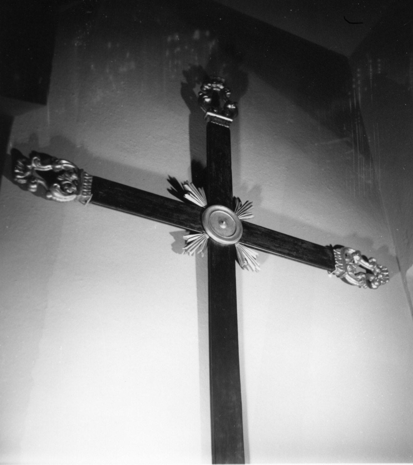 croce processionale, opera isolata - bottega ligure (fine/inizio secc. XVIII/ XIX)