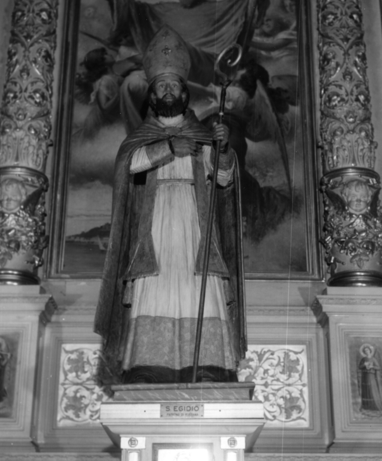 Sant'Egidio (scultura, opera isolata) - ambito italiano (sec. XVIII)