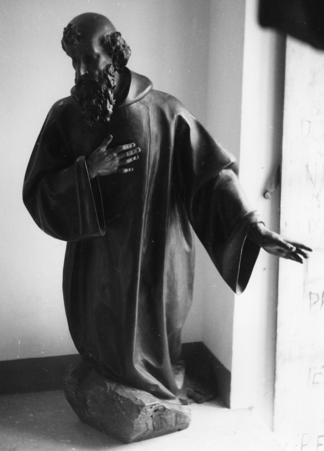 Sant'Egidio (scultura processionale, elemento d'insieme) di Morgari Luigi, Moretti Pietro (primo quarto sec. XX)