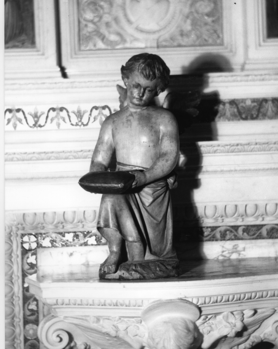 angelo (scultura processionale, elemento d'insieme) di Morgari Luigi, Minoia Giovanni (primo quarto sec. XX)