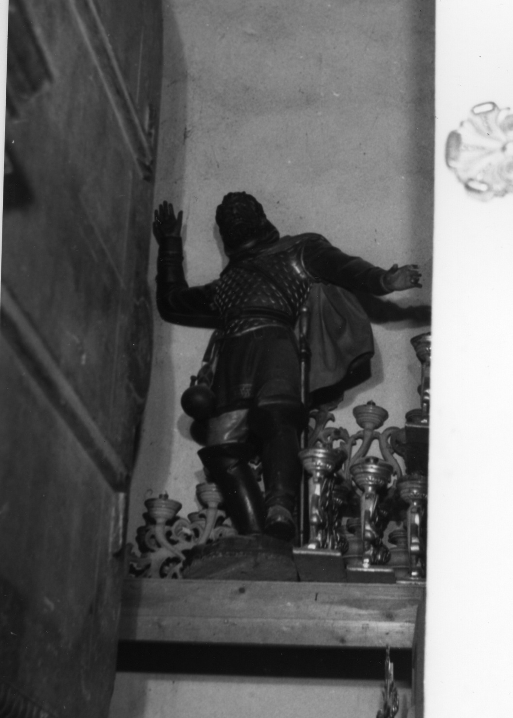 figura maschile (scultura processionale, elemento d'insieme) di Morgari Luigi, Minoia Giovanni (primo quarto sec. XX)