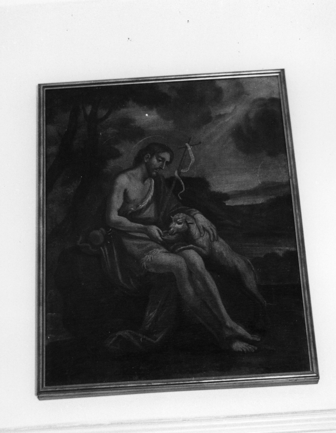 San Giovanni Battista (dipinto, opera isolata) - ambito italiano (sec. XIX)