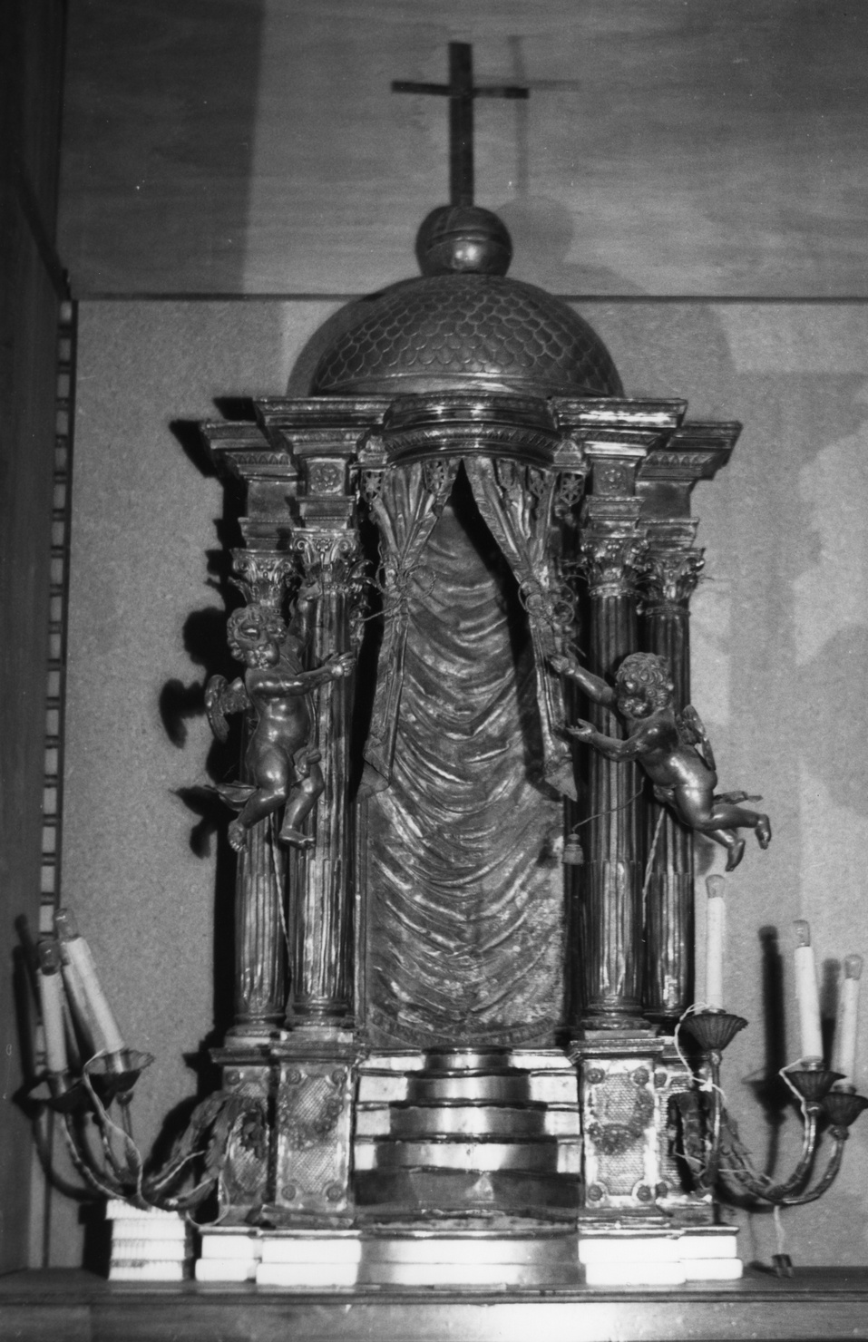 tronetto per esposizione eucaristica, opera isolata - bottega genovese (inizio sec. XIX)