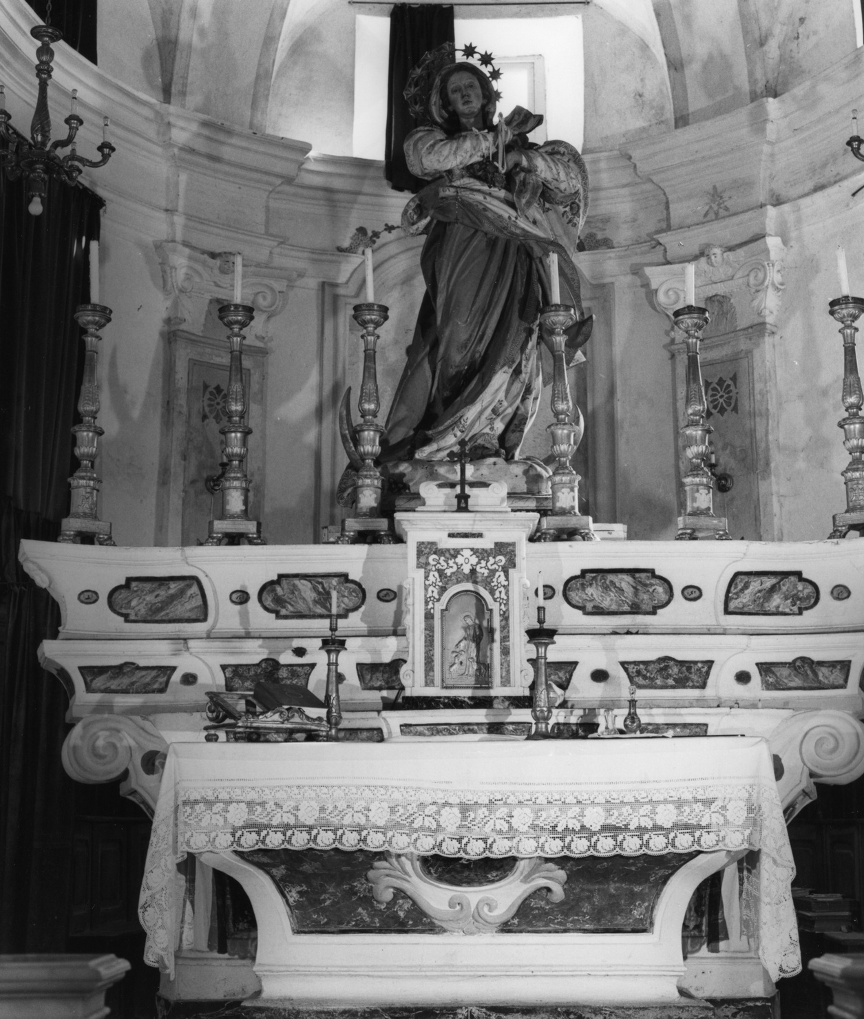 altare maggiore, opera isolata - bottega ligure (seconda metà sec. XVIII)