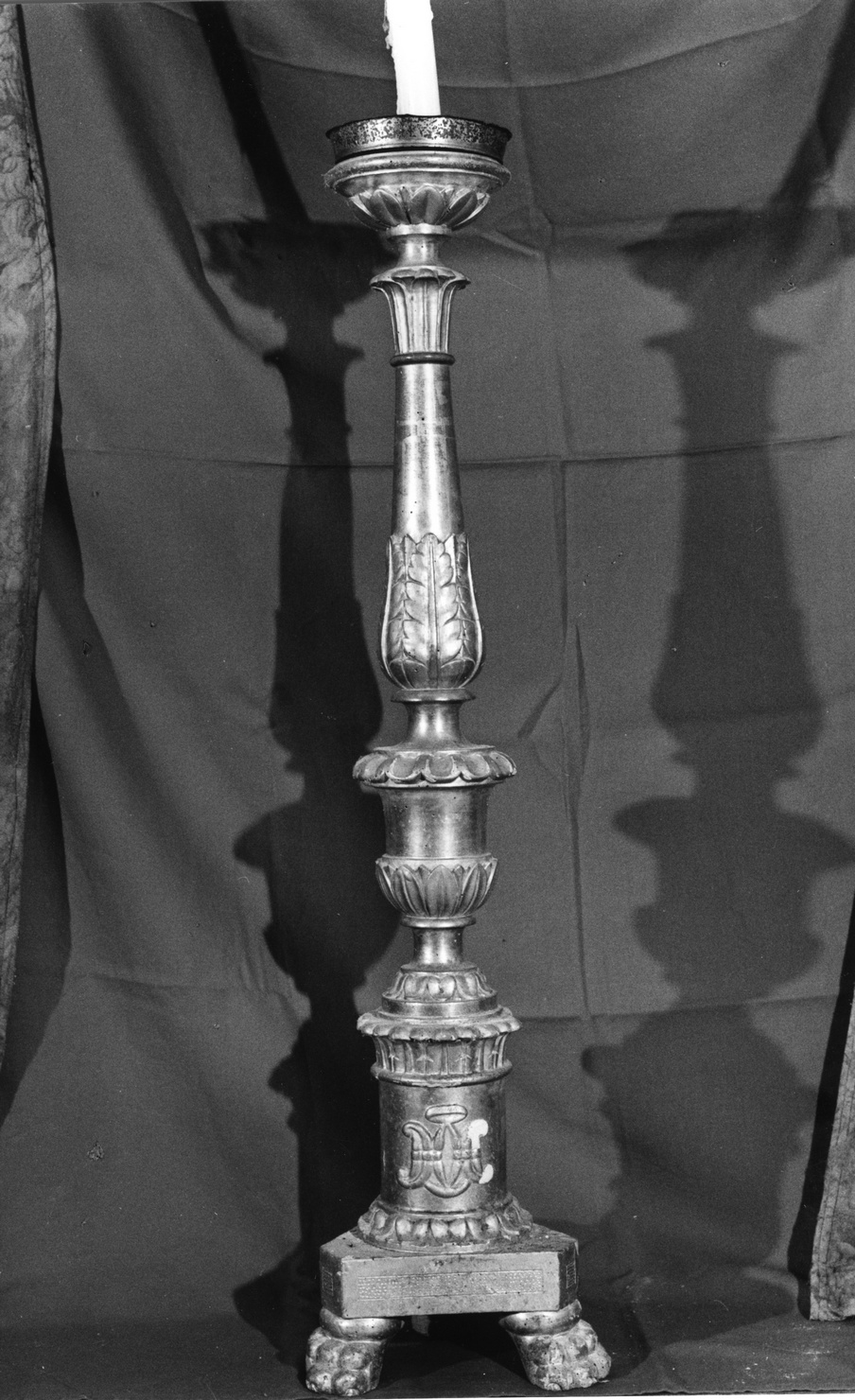 candeliere, serie - bottega ligure (prima metà sec. XIX)