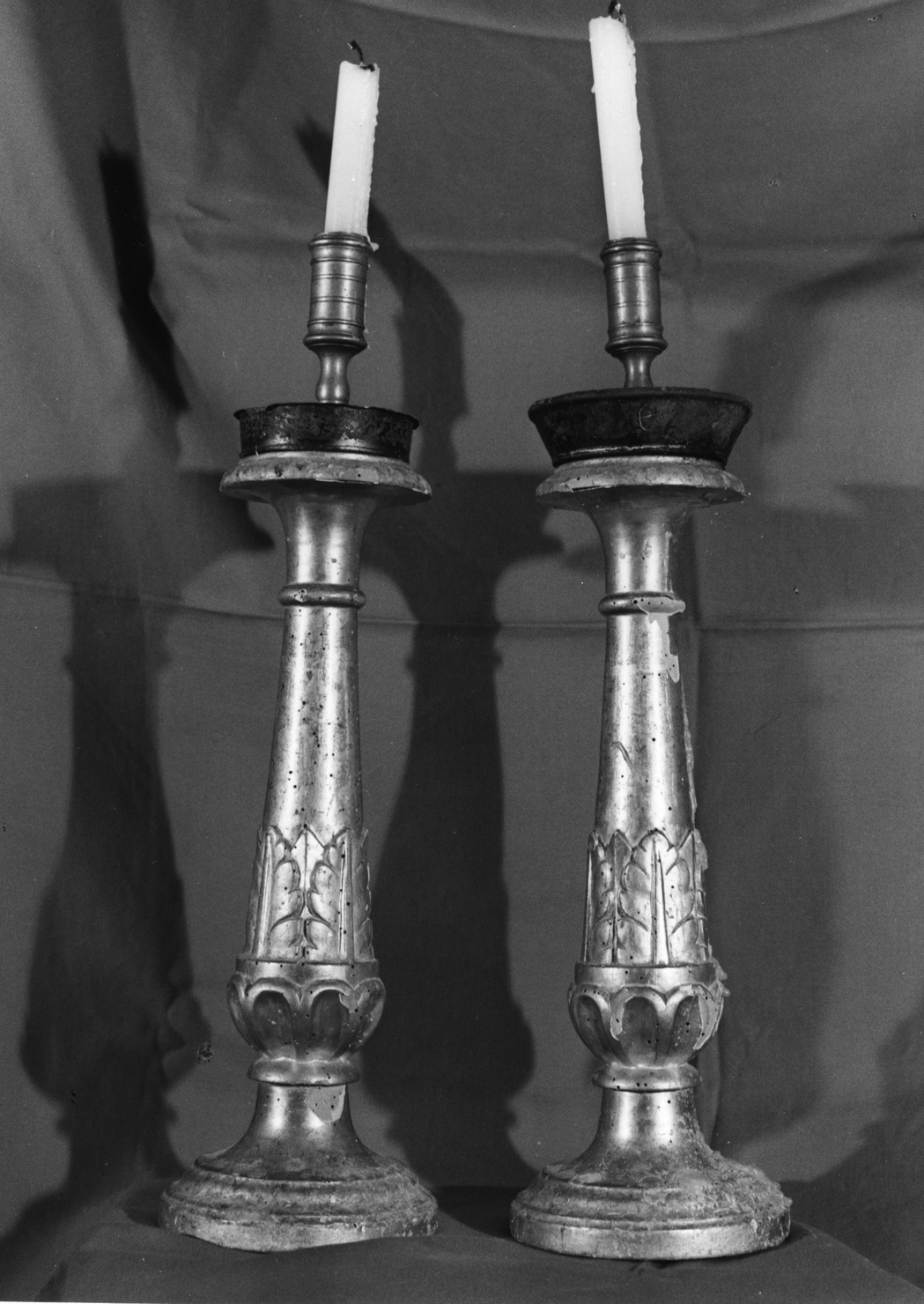 candeliere, serie - bottega ligure (prima metà sec. XIX)