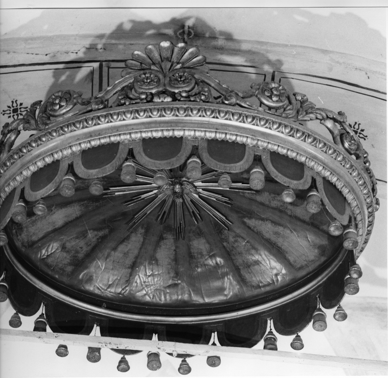 baldacchino, opera isolata - bottega ligure (prima metà sec. XIX)