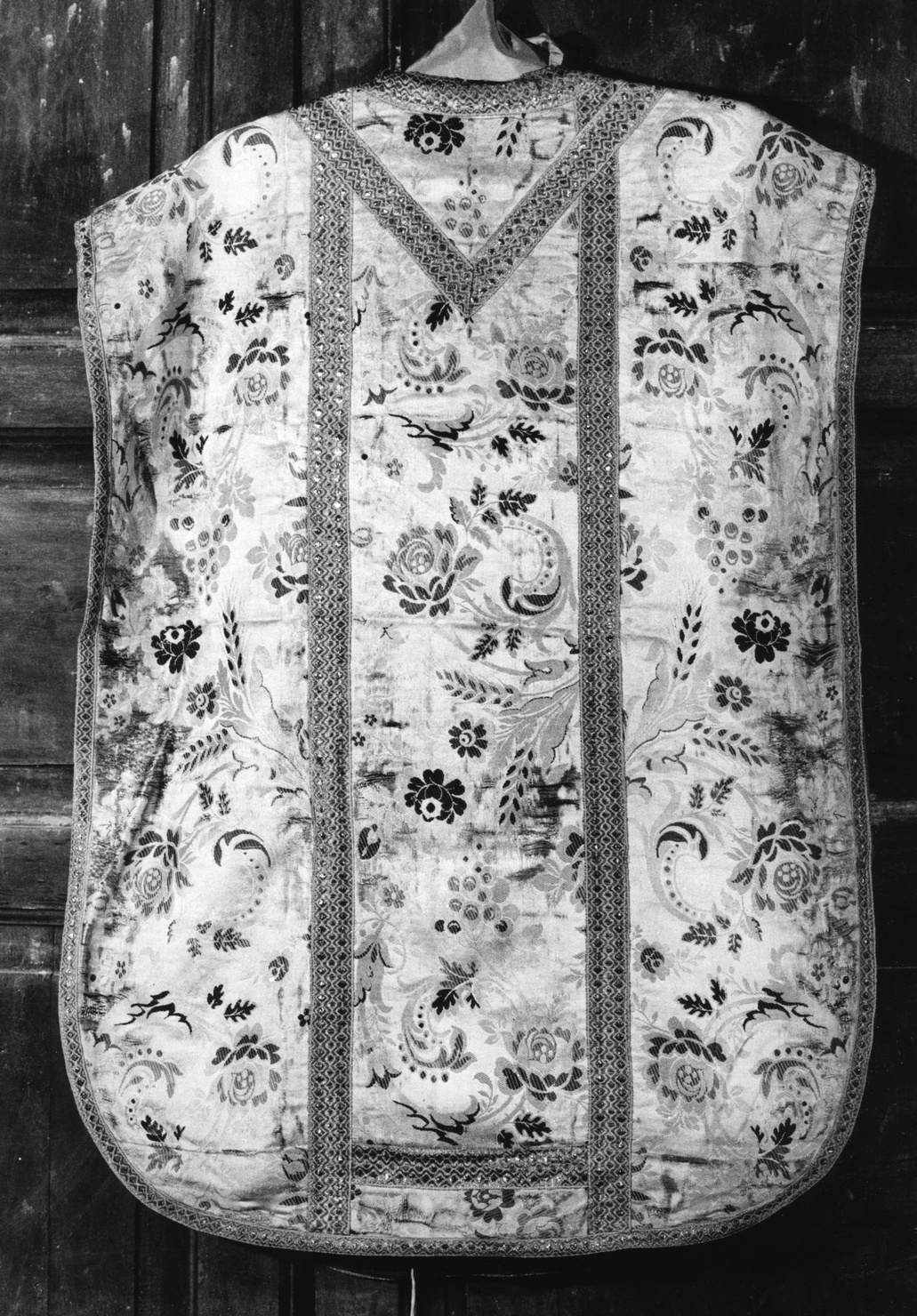 paramento liturgico, insieme - manifattura ligure (seconda metà sec. XIX)