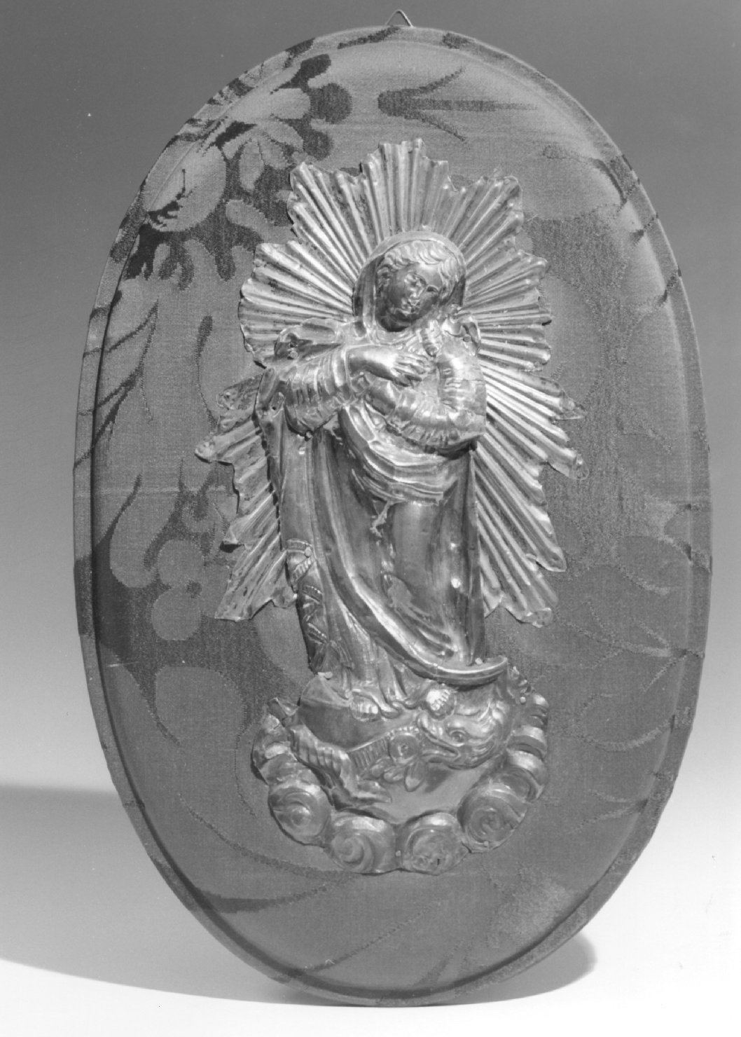 madonna Immacolata (impronta di sigillo, opera isolata) - bottega ligure (inizio sec. XIX)