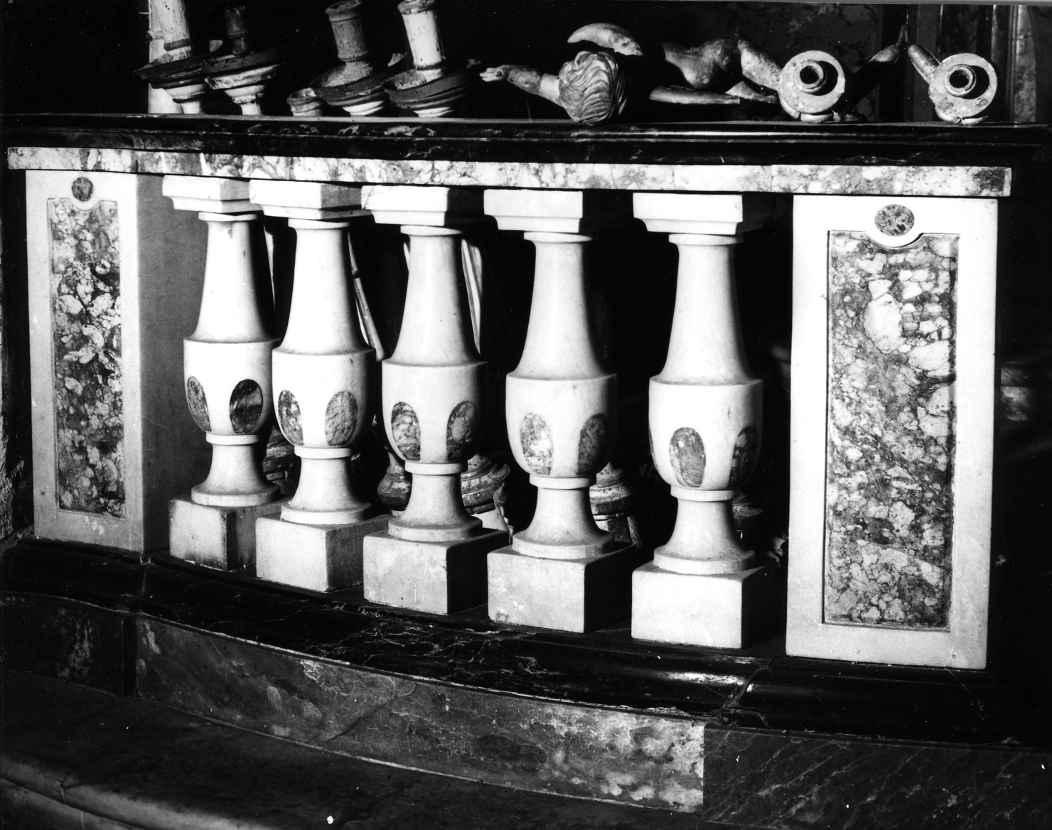 balaustrata, opera isolata - bottega italiana (?) (sec. XVIII)