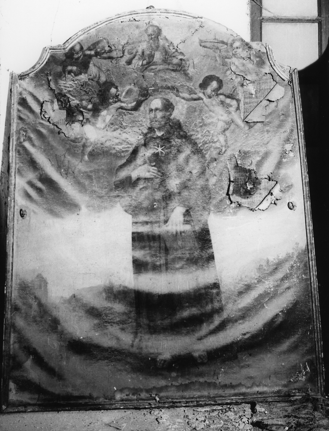 santo (dipinto, opera isolata) - bottega italiana (?) (seconda metà sec. XIX)