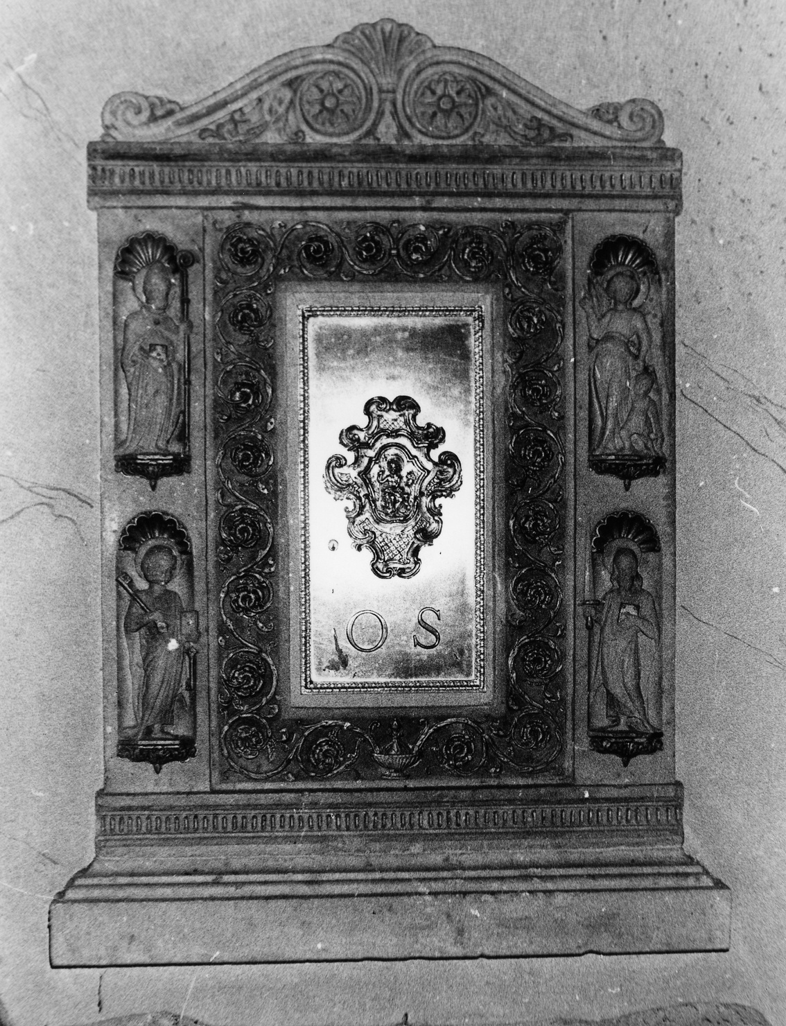 tabernacolo, opera isolata - bottega ligure (sec. XVIII)