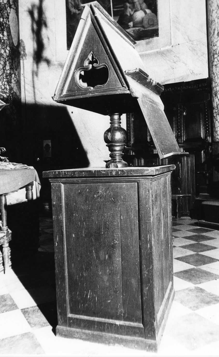 leggio, opera isolata - bottega ligure (sec. XVIII)