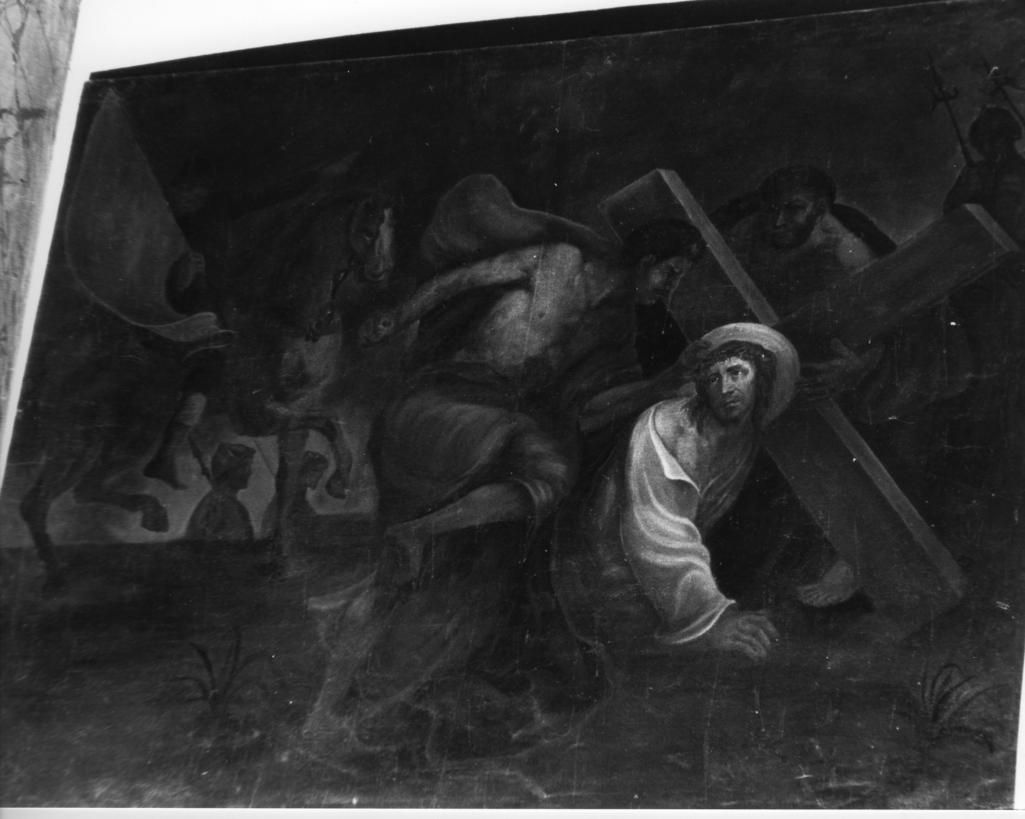 stazioni della Via Crucis (dipinto, elemento d'insieme) di Brusco Paolo Gerolamo detto Bruschetto (secc. XVIII/ XIX)