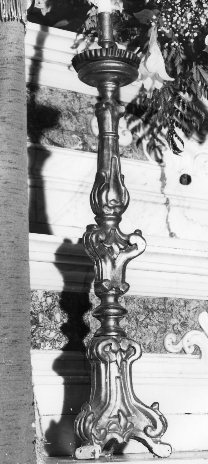 candelabro, opera isolata - bottega italiana (?) (metà sec. XIX)